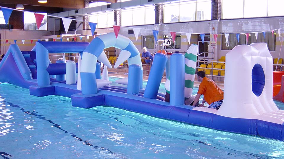 Aqua Runs & Wet Side Swimming Pool Inflatables Airspace Solutions